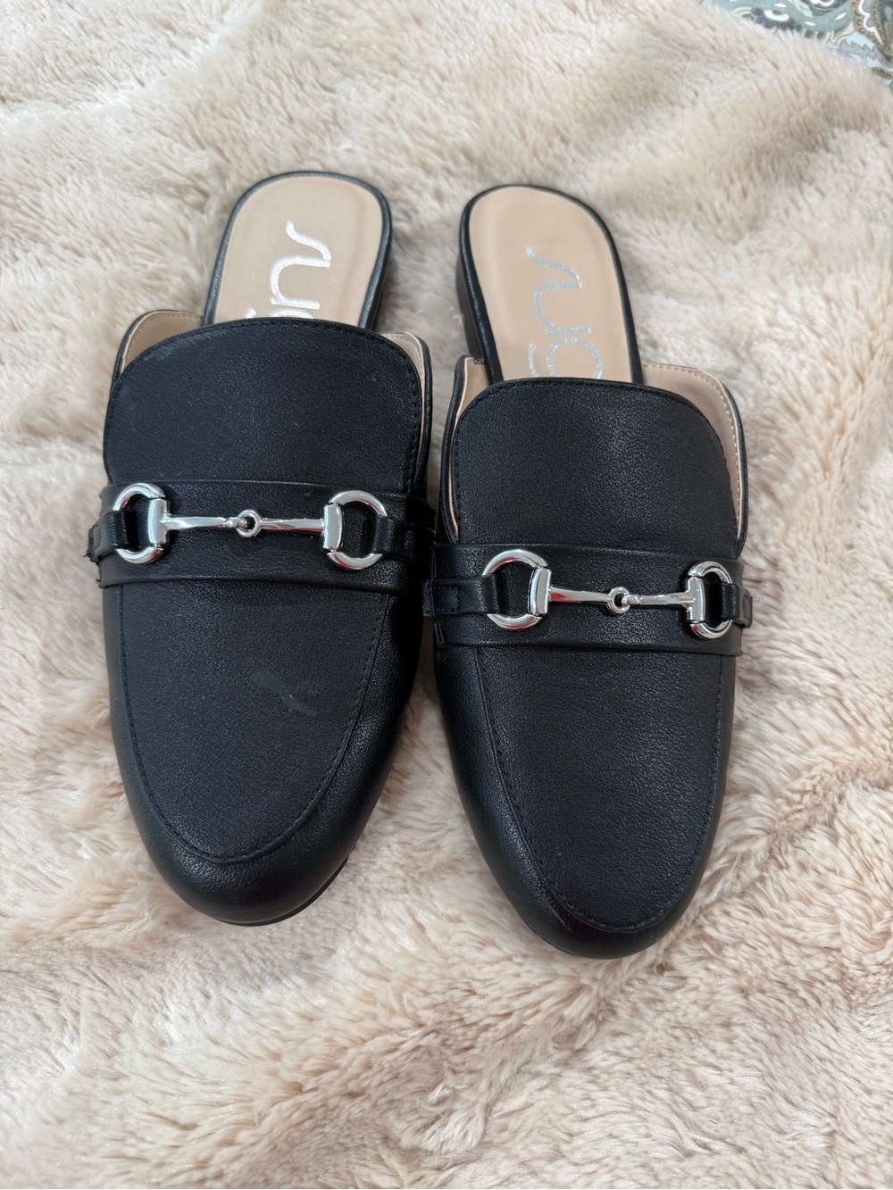 Sugar Black Slip-On Horsebit Loafers